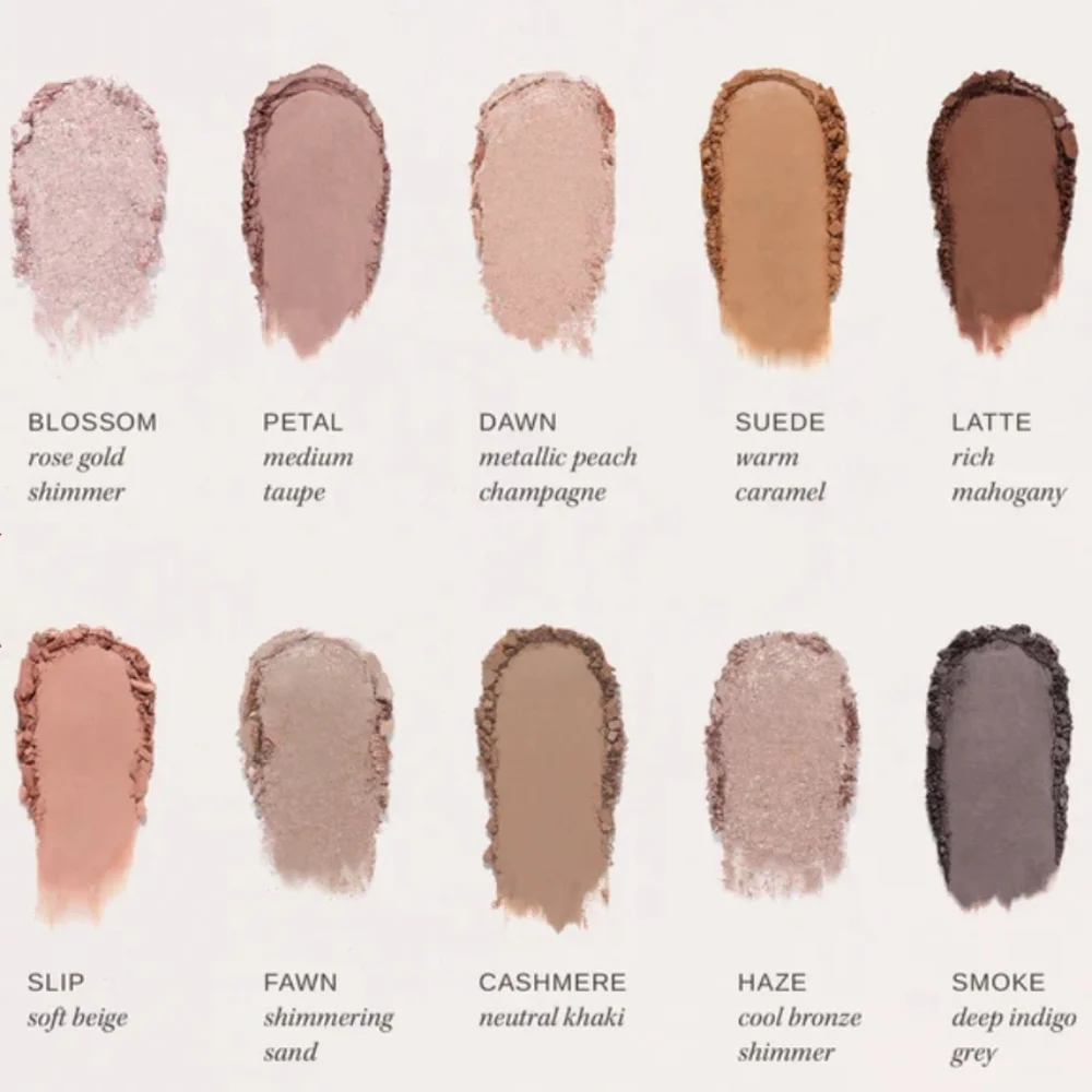 NIB Wander Beauty In Neutral Eyeshadow Palette - warm browns, beige, gold, tan